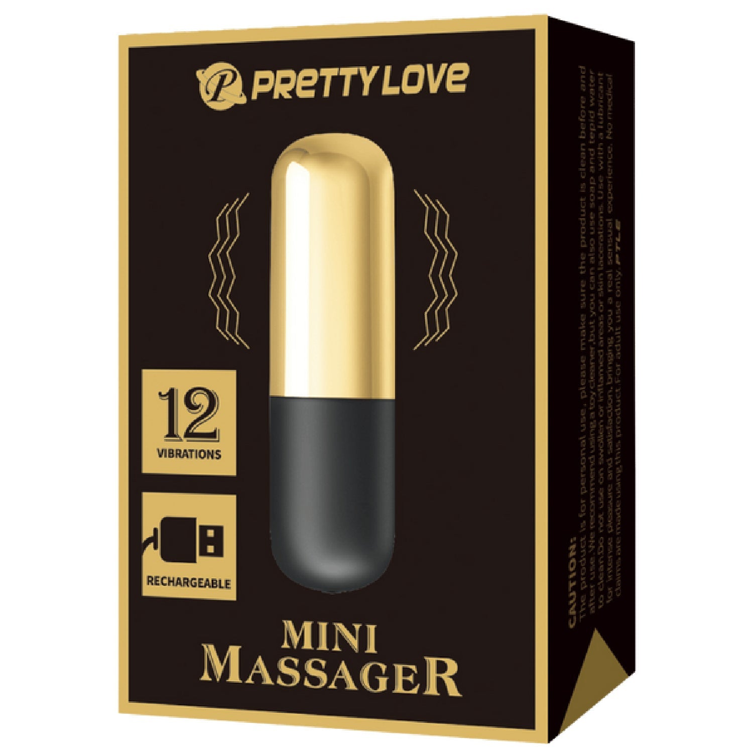 Mini Bullet Vibrator Gold Box