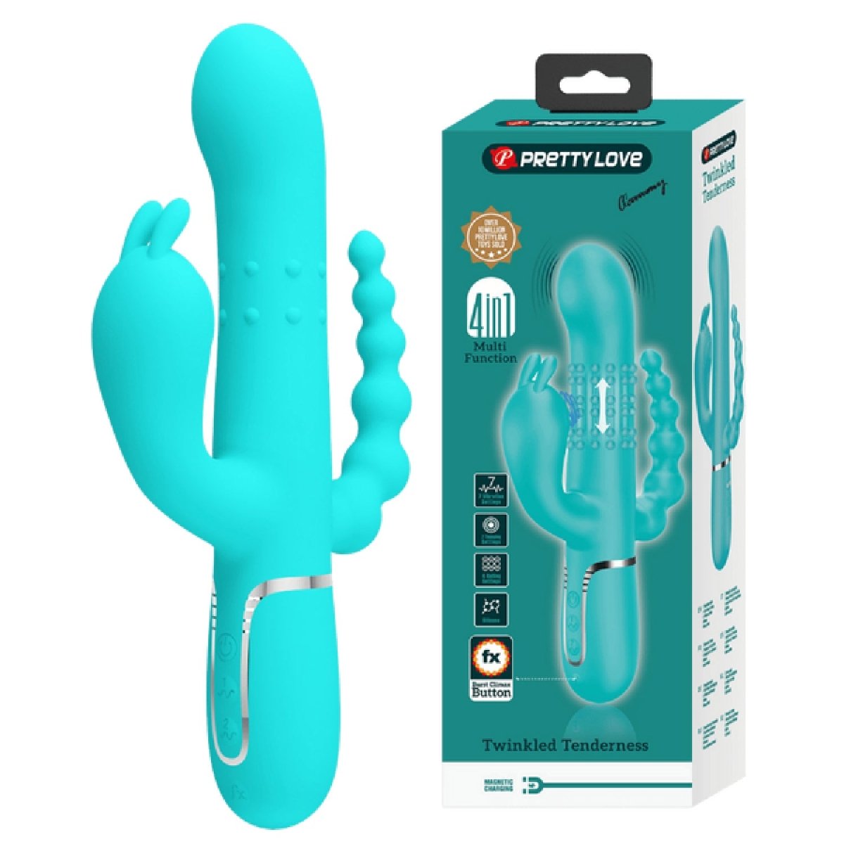 Pretty Love - Cammy (4 - in - 1 Vibrator) 5