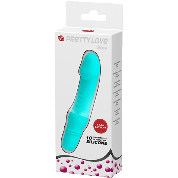 Pretty Love - Stev Mini Ribbed Vibrator 8