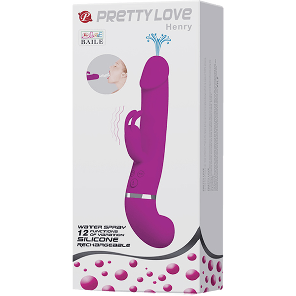 Pretty Love Henry Squirting Vibrator Box